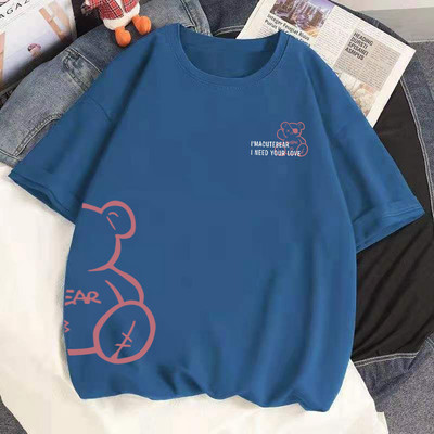 100% puuvillane suvine naiste Tsärk Kawaii Anime Arbuus Hamster Harajuku Tees Ulzzang lahtine T-särk lühikeste varrukatega T-särk Tops