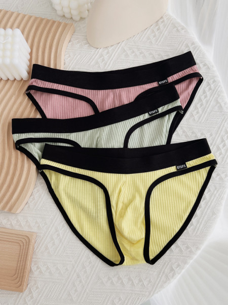 Dviejų dalių vyriškų kelnaičių komplektas žemu liemeniu