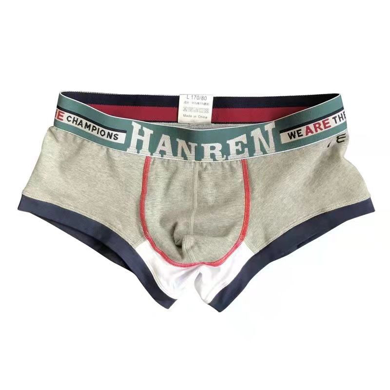 Chiloți bărbați din bumbac, 3 buc. Lenjerie pentru bărbați, boxer, bumbac, secțiune subțire, respirabil, cu personalitate, modă simplă