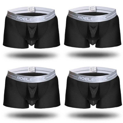 New Modal Brand Lenjerie de corp pentru bărbați Cu talie mijlocie Respirabil Homme Cuecas Masculina Boxer 4 buc\lot L XL XXL XXXL chiloți bărbați