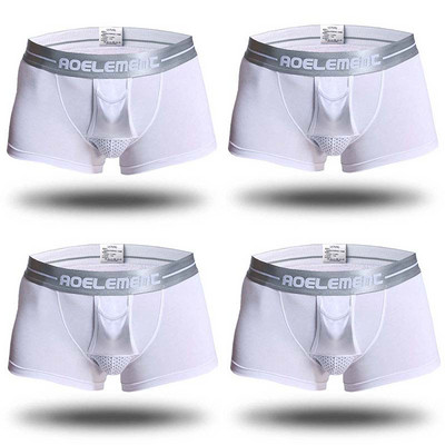 New Modal Brand Lenjerie de corp pentru bărbați Cu talie mijlocie Respirabil Homme Cuecas Masculina Boxer 4 buc\lot L XL XXL XXXL chiloți bărbați