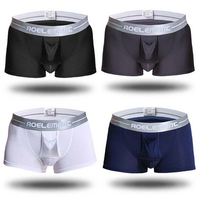 New Modal Brand Lenjerie de corp pentru bărbați Cu talie mijlocie Respirabil Homme Cuecas Masculina Boxer 4 buc\lot L XL XXL XXXL chiloți bărbați