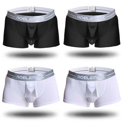 New Modal Brand Lenjerie de corp pentru bărbați Cu talie mijlocie Respirabil Homme Cuecas Masculina Boxer 4 buc\lot L XL XXL XXXL chiloți bărbați