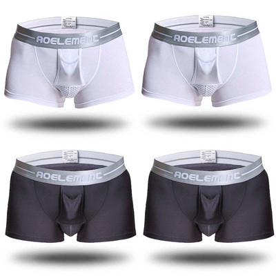 New Modal Brand Lenjerie de corp pentru bărbați Cu talie mijlocie Respirabil Homme Cuecas Masculina Boxer 4 buc\lot L XL XXL XXXL chiloți bărbați