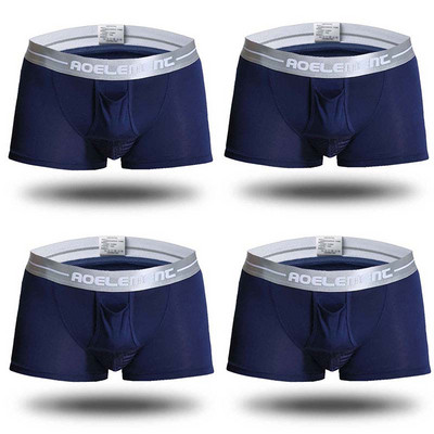 New Modal Brand Lenjerie de corp pentru bărbați Cu talie mijlocie Respirabil Homme Cuecas Masculina Boxer 4 buc\lot L XL XXL XXXL chiloți bărbați