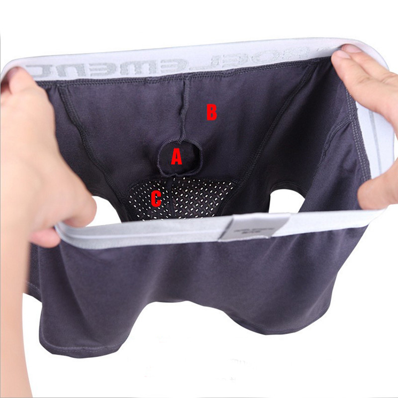 New Modal Brand Lenjerie de corp pentru bărbați Cu talie mijlocie Respirabil Homme Cuecas Masculina Boxer 4 buc\lot L XL XXL XXXL chiloți bărbați
