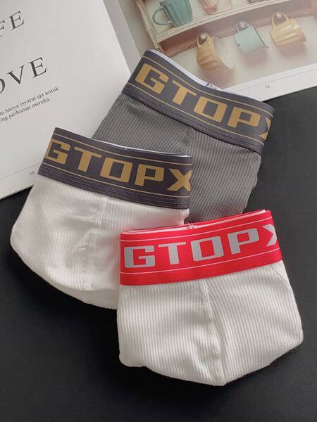 Slip pentru bărbați cu inscripție 2 piese într-un set