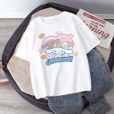 2021 Y2K nyári póló Street Beauty póló Bratz Handsome Fashion női 100% pamut póló Harajuku felső