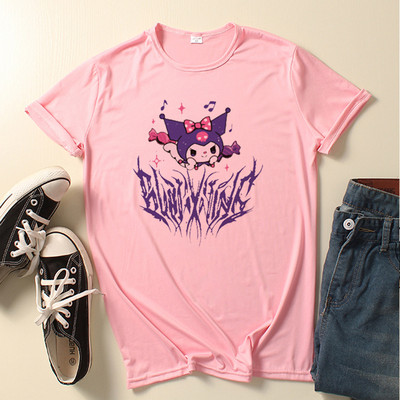 2021 Y2K nyári póló Street Beauty póló Bratz Handsome Fashion női 100% pamut póló Harajuku felső