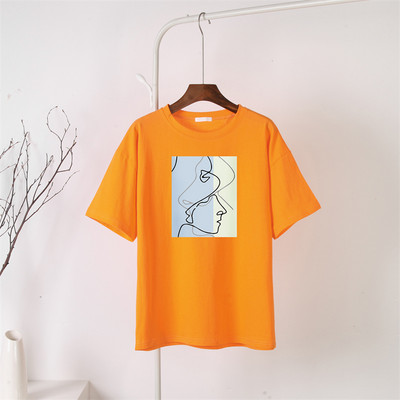 Blessyuki tricouri grafice gotice femei 100% bumbac tricouri largi abstracte cu imprimeu vintage pentru femei, vara 2022, ocazional, top moale