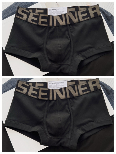 Boxeri de zi cu zi pentru bărbați cu inscripție - două piese