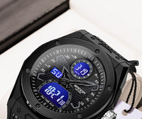 Ceas casual barbatesc cu curea cauciuc model nou