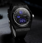 Sportinis laikrodis su guminiu dirželiu - atsparus vandeniui