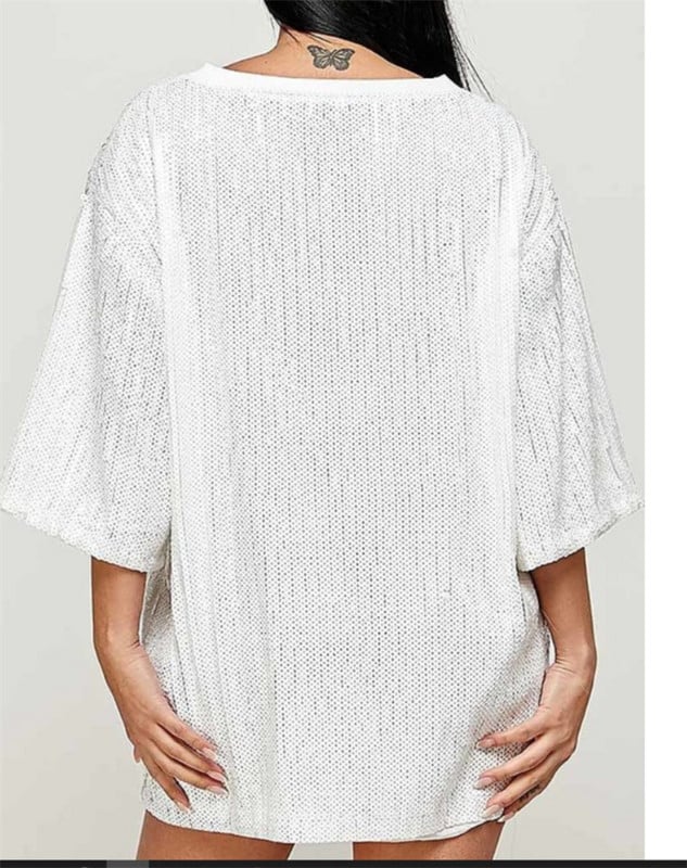 Vasaros naujos raidės su blizgučiais, laisvi marškinėliai, moteriški pusrankoviai, aukštos kokybės naktinio klubo moteriški gatvių drabužiai, hiphopo viršūnės