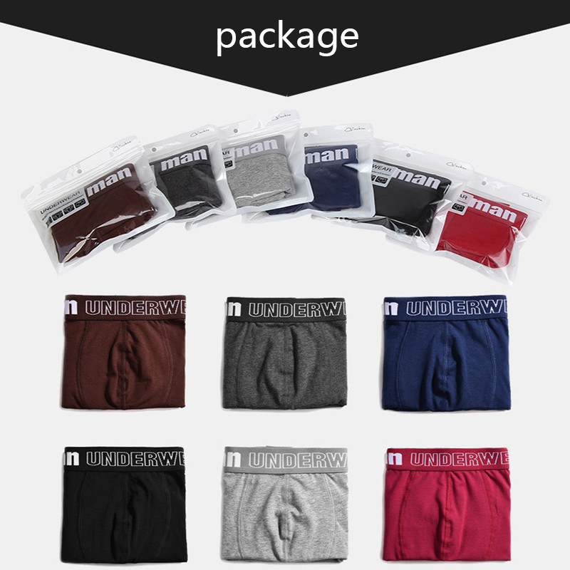 4 vnt./stal. Šortai Vyriški bokseriai Apatiniai šukuoti medvilniniai vyriški bokseriai Seksualūs lagaminai Patogūs kvėpuojantys dideli XXXL