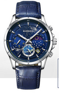 Elegantiškas vyriškas laikrodis su eko odos apyranke