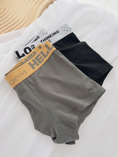 Vīriešu bokseri ar platu gumiju - trīs gab