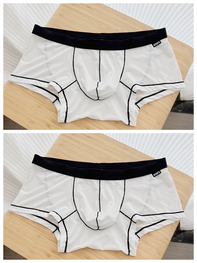 Set doi boxeri barbatesti - gri si alb