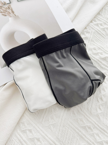 Set doi boxeri barbatesti - gri si alb