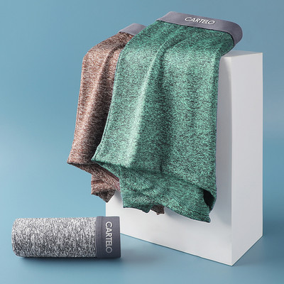 CARTELO Boxer pentru bărbați Graphene 3A Lenjerie Chiloți absorbanți de umiditate, cu centură elastică moale, Chiloți pentru bărbați