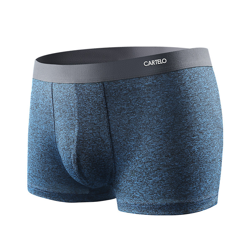 CARTELO Boxer pentru bărbați Graphene 3A Lenjerie Chiloți absorbanți de umiditate, cu centură elastică moale, Chiloți pentru bărbați