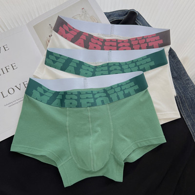 Paprasti bokseriniai šortai su užrašu 3 vnt. komplekte