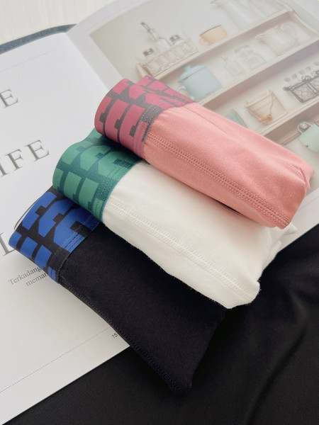 Paprasti bokseriniai šortai su užrašu 3 vnt. komplekte