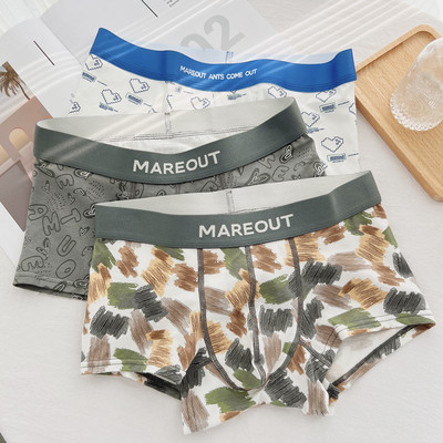 Trijų vyriškų bokserių komplektas su užrašu