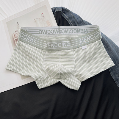 Slip și boxeri pentru bărbați în dungi cu inscripții