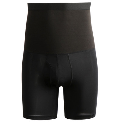 Sweat Szauna rövidnadrág Férfi zsírégető deréktréner Magas derekú Fitness Futás Sport fehérnemű Nadrág Body férfi alakformáló L-4XL