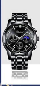 Férfi karóra fém szíjjal