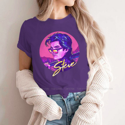 STEVE HARRINGTON RETRO Tricou pentru femei Stranger Things Joyce Jim Mike Eleven Tricou Moda Femeie Tricou de bază supradimensionat