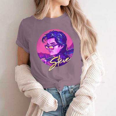 STEVE HARRINGTON RETRO Tricou pentru femei Stranger Things Joyce Jim Mike Eleven Tricou Moda Femeie Tricou de bază supradimensionat
