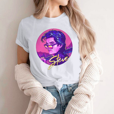 STEVE HARRINGTON RETRO Tricou pentru femei Stranger Things Joyce Jim Mike Eleven Tricou Moda Femeie Tricou de bază supradimensionat