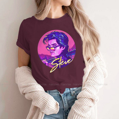 STEVE HARRINGTON RETRO Tricou pentru femei Stranger Things Joyce Jim Mike Eleven Tricou Moda Femeie Tricou de bază supradimensionat