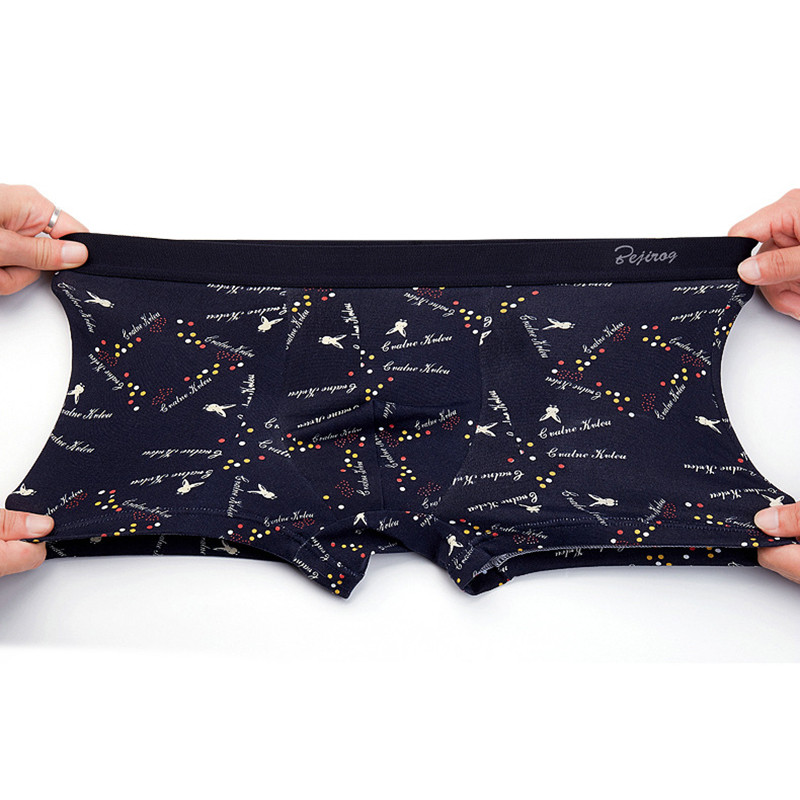 4 db/tétel Boxernadrágok Férfi Szexi Modal Boxerek Férfi Bugyik Divat Lélegző Fehérnemű Kényelmes Alsónadrágok Homme