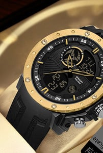 Vyriškas laikrodis su silikonine apyranke – keli modeliai