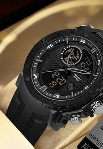 Vyriškas laikrodis su silikonine apyranke – keli modeliai