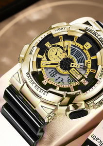 Vyriškas laikrodis su silikonine apyranke – keli modeliai