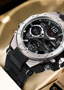 Vyriškas laikrodis su silikonine apyranke – keli modeliai