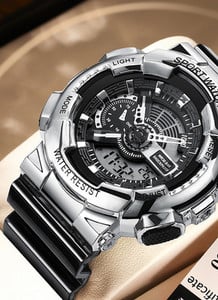 Vyriškas laikrodis su silikonine apyranke – keli modeliai