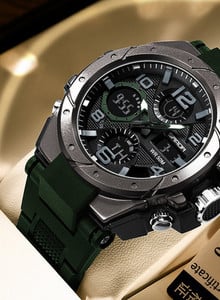 Vyriškas laikrodis su silikonine apyranke – keli modeliai