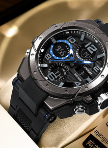 Vyriškas laikrodis su silikonine apyranke – keli modeliai