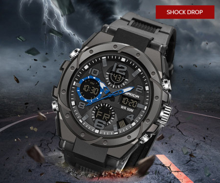 Vyriškas laikrodis su silikonine apyranke – keli modeliai