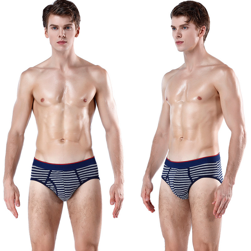 Komplektas Kelnaitės Vyriški apatinės kelnaitės kelnaitės Medvilniniai apatiniai Vyriški kelnaitės Vyrams Bikini Sexy Slip Vyriški bokso šortai su dirželiu