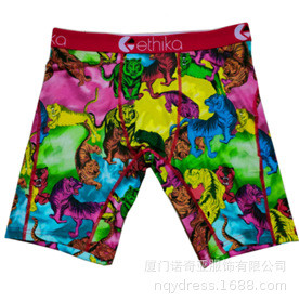 2022 Férfi Ice Silk Szexi Színes Alsónadrágok Légáteresztő férfi rövidnadrágok Márka Animal Rajzfilm Boxerek Alsónadrágok Férfi Fehérnemű