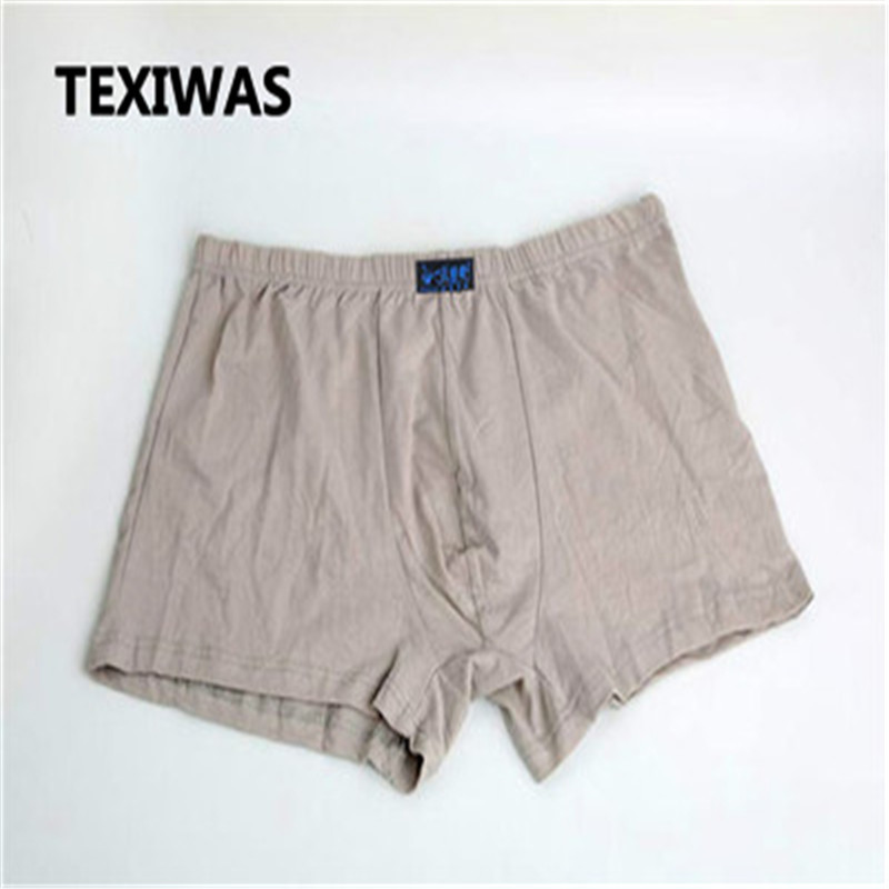 Nagy bő férfi pamut alsóneműk Boxer magas derekú bugyi légáteresztő zsíröv Big yards férfi fehérnemű plus size