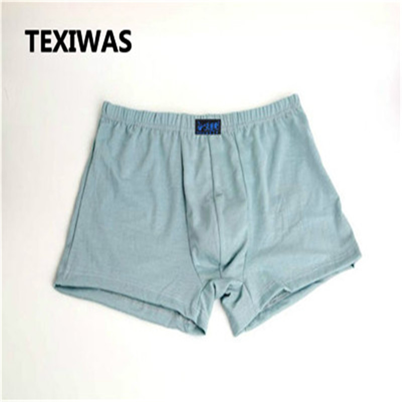 Nagy bő férfi pamut alsóneműk Boxer magas derekú bugyi légáteresztő zsíröv Big yards férfi fehérnemű plus size