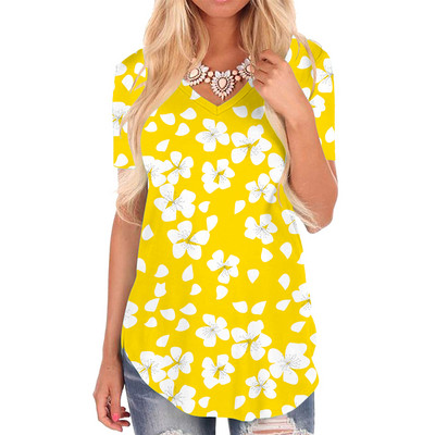 Tricou KYKU Wolf Tricou cu animale pentru femei Tricou cu decolteu în V cu imprimeu Tricou Love Tricouri 3d Îmbrăcăminte pentru femei vara Cool Plus Size