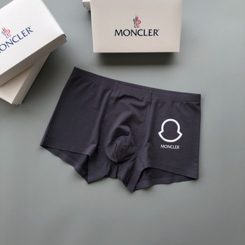 Moncler Mix 3PCS Ανδρικά Εσώρουχα Βαμβακερά μπόξερ Άνετα σώβρακα Σέξι τρουκς Μάρκα μασίφ σορτς Ανδρικά Boxer Plus μέγεθος L-3XL